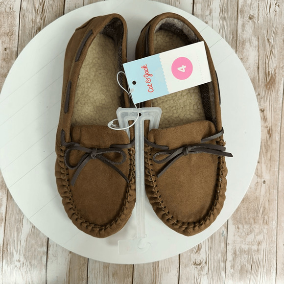 Cat & Jack Kids Slippers Size 4 - Picture 3 of 5